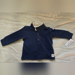 Carter's Navy Quilted Kids Sweater